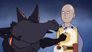 'Standing here, I realize' but it's One Punch Man