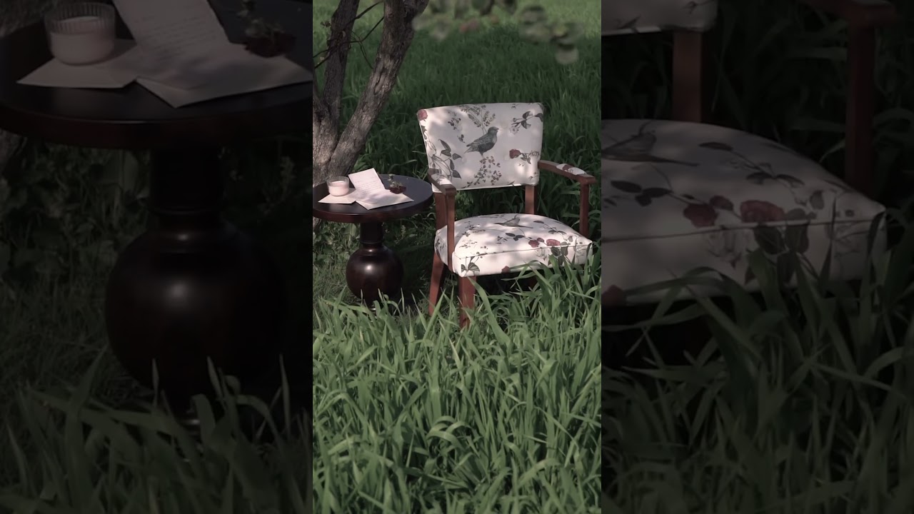 Cozy Corner Set up || Floral Fabric Armchairs || Gulmohar Lane