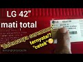 tv lcd LG 42 inchi..dalemanya seremmm@mangtatautakatik