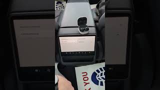 Adding bluetooth headphones to New Tesla Model 3 #shorts