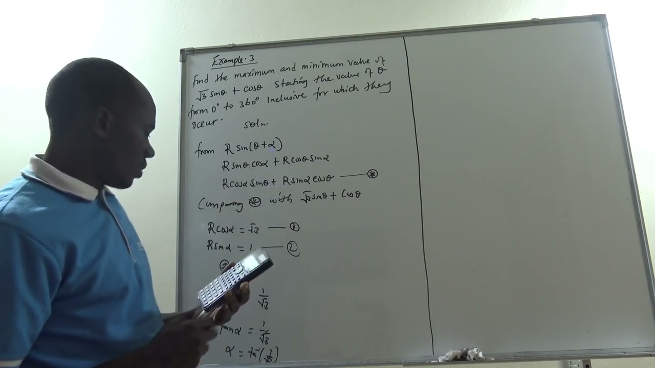 EXAMPLE 3 ON THE AUXILLARY FORMULAR