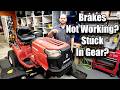 Troy Bilt Riding Mower Brake Adjustment & Stuck in Gear Repair | Step-By-Step Guide | Quick Easy Fix