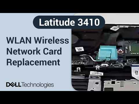 Dell Latitude 14 3410 | How to replace the wlan wi-fi wireless network card