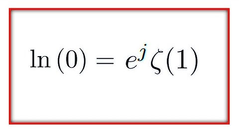 Ln(0) | Value of Natural Log of 0
