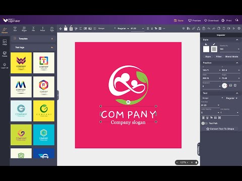 Drawtify designer graphic design tutorial: Quickly create vector logos and desktop posters