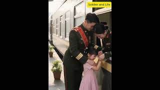 Emotional Military Farewell | Soldier’s Family Goodbye #shorts #soldierlife #family  #military