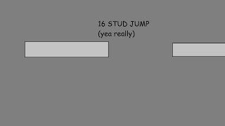 DOING 16 STUD JUMP | Roblox | (NO HACKS) (NO SPEED) (NO CUTS)