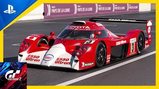 Gran Turismo 7 | 24 Heures du Mans Racing Circuit | Toyota GT-One (TS020)