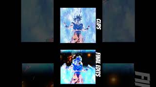 From Chaos to Clicks: My Editing Workflow (Clips vs. Final Product!)☠️#edits#goku