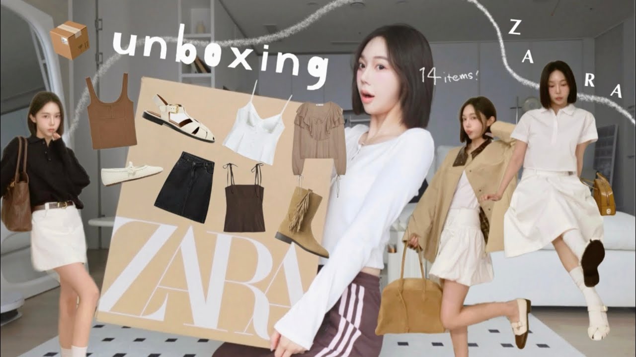 ZARA 언박싱👢📦세상 예쁜것만 모아온 ✴︎14items🎀ㅣ자라키즈에서 득템✨ㅣ자라에 이런옷이?!🤔🤎ㅣ자켓부터~가방까지🌷
