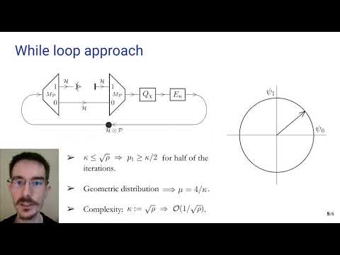 QuAlg20: A quantum while loop for amplitude amplification.