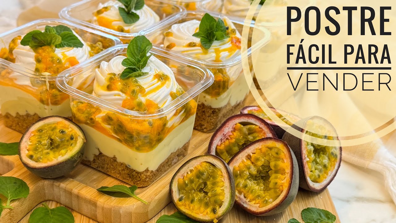 POSTRE FÁCIL PARA VENDER (SIN HORNO)