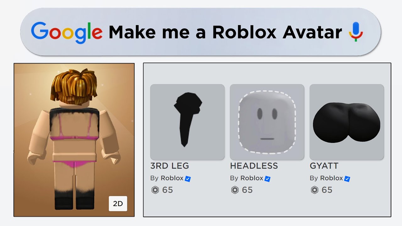 Google Chooses My Roblox Avatar For 7 Days