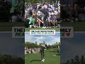 Fleetwood family reacting to Tommy's ace 🥹 #shorts #golf #masters