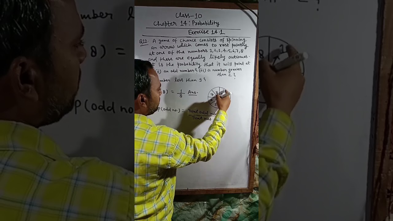 Class 10 Chapter 14 Probability Exercise 14.1 Question 12