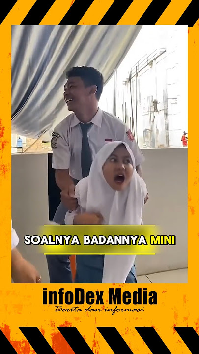 tingkah kedua anak sekolah ini bikin melongo