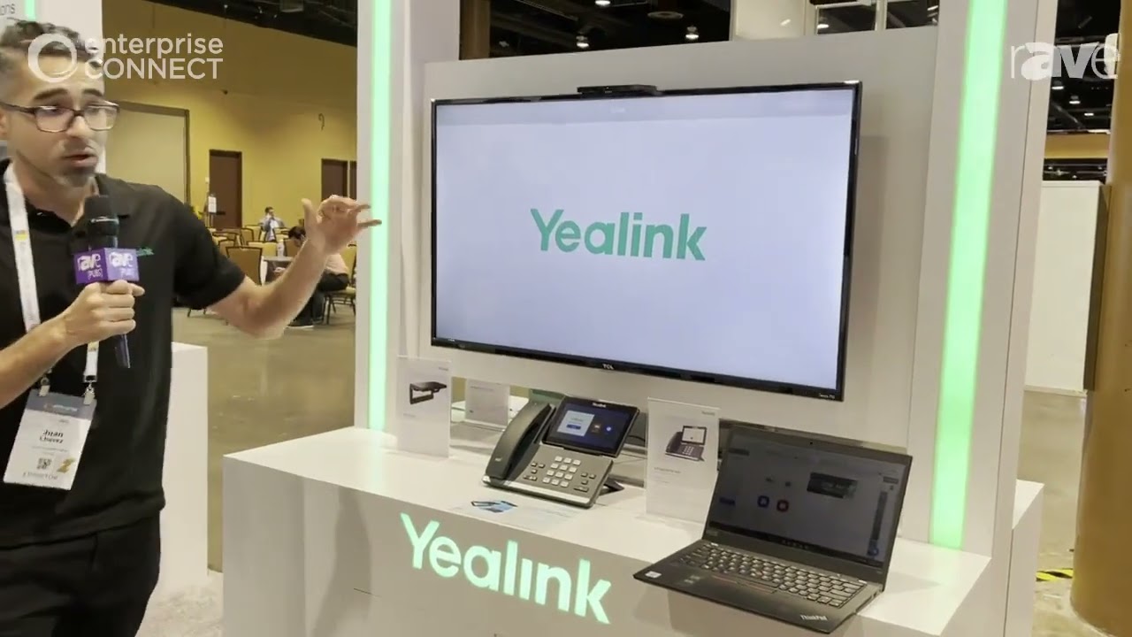 EC 2022: Yealink Demos Digital Signage Solutions for Android with Screen Share Capabilities