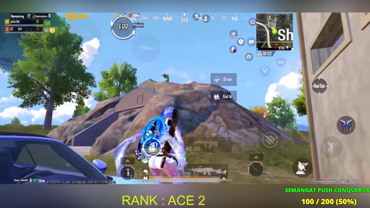 PUSH CONQUEROR PUBGM 4.2