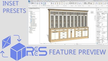 Realtime Custom Cabinetry System 27 (for Revit 2027) : DEVELOPMENT PREVIEW - INSET PRESETS
