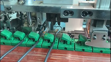 2-pin Plug Inserts Crimping Machine, Automated European Standard Plug Making Machine WL-280-O