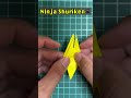 Ninja Shuriken🥷 🖐️Relaxing Folding origami ASMR🎧#asmr #origami #relaxing #diy #papercraft