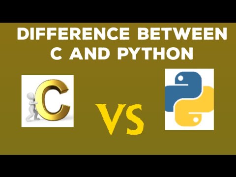 #c vs python||programming languages||difference between c and python programming||