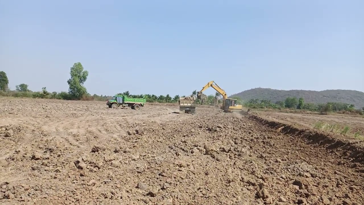 New Excavators Loading Overburden+ Cat 160H Grader in Huge Mine | Caterpillar & Liebherr - Ascon Ltd
