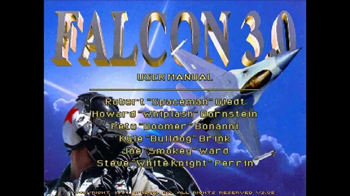 Falcon 3 Operation Fighting Tiger - Intro/Opening ...