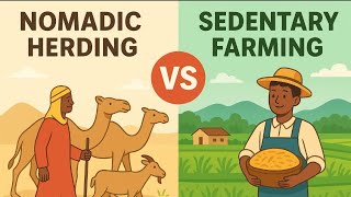Nomadic Herding vs Sedentary Farming | Easy Explanation with Examples | Class 8 Geography