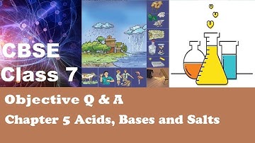CBSE Class 7 Science objective MCQs question answer Chapter 5 Acids, Bases and Salts