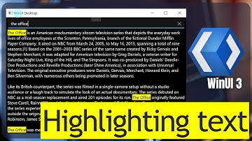 WinUI 3 Highlighting text | WinAppSDK | XAML | UWP | WPF | .NET