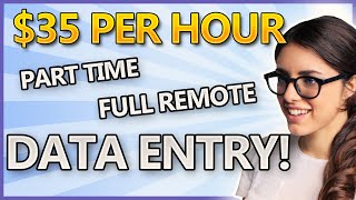 $35 PER HOUR PART TIME! NO DEGREE WORK FROM HOME REMOTE JOBS HIRING ASAP!