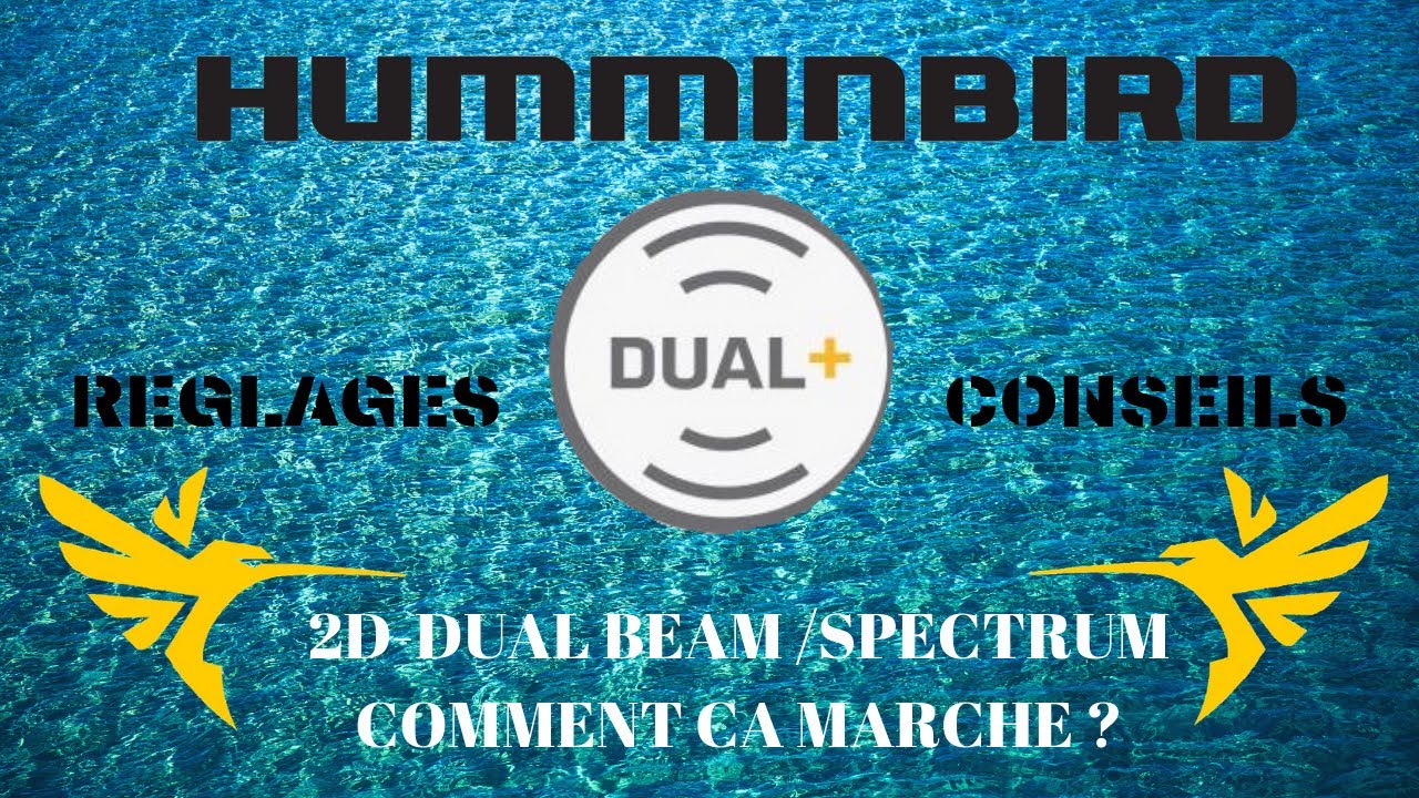 [TUTO] HUMMINBIRD - COMMENT REGLER LE DUAL BEAM /DUAL SPTECTRUM (2D) ET COMMENT FONCTIONNE-T-IL ?