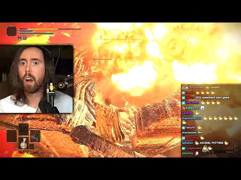 Asmongold gets potted in Elden Ring