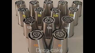 NEW RUSSIAN PIPING TIPS, BUTTERCREAM FLOWERS, Nozzle Cream Tulip, Rose .. www.deconctulip.com