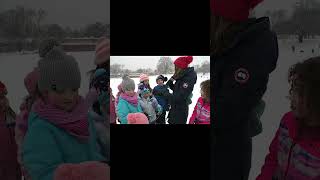 It's a perfect day for sledding!