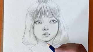 Learn How to Draw a Cute Girl Face