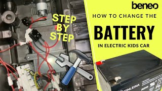 How to change the battery on your electric kids car