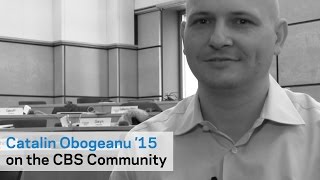 Catalin Obogeanu '15: Community is an Important Part of the CBS Experience