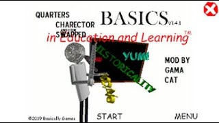Baldi's Basics Quarters Charector and item swapped Basics Mod.