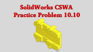 Famous SolidWorks CSWA Practice Problem 10.10 (10.10A, 10.10B, and 10.10C) Profile