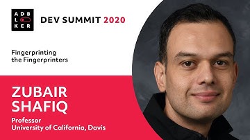 Zubair Shafiq 🛑 Fingerprinting the Fingerprinters ✋ Adblocker Dev Summit 2020