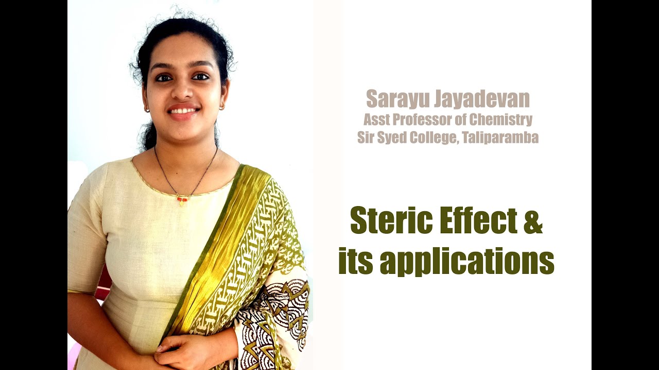 Steric effect & applications