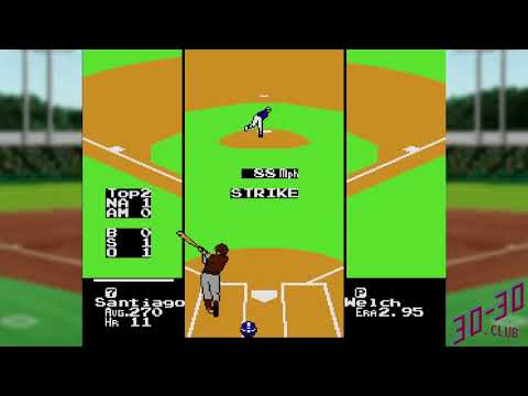 R.B.I. Baseball 3 (NES) - Gameplay