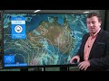 National Weather Forecast Thur 14 Nov 2024: Storms continue in the east, cold front nears the south