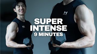 Celebrity 9 MIN Super Intense Bicep Workout | 5kg Dumbbell Wealth