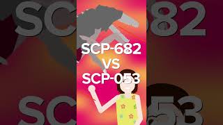 SCP682 VS SCP053 (SCP Animation)