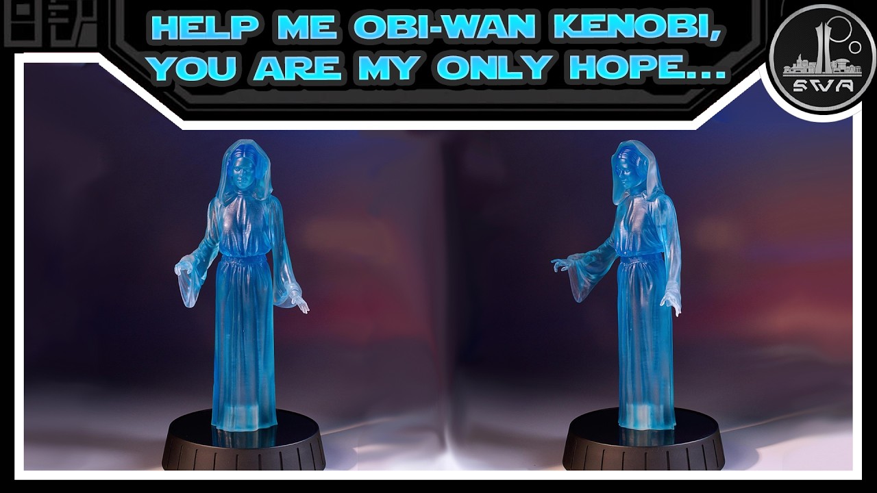 Leia Hologram Statue Review - YouTube