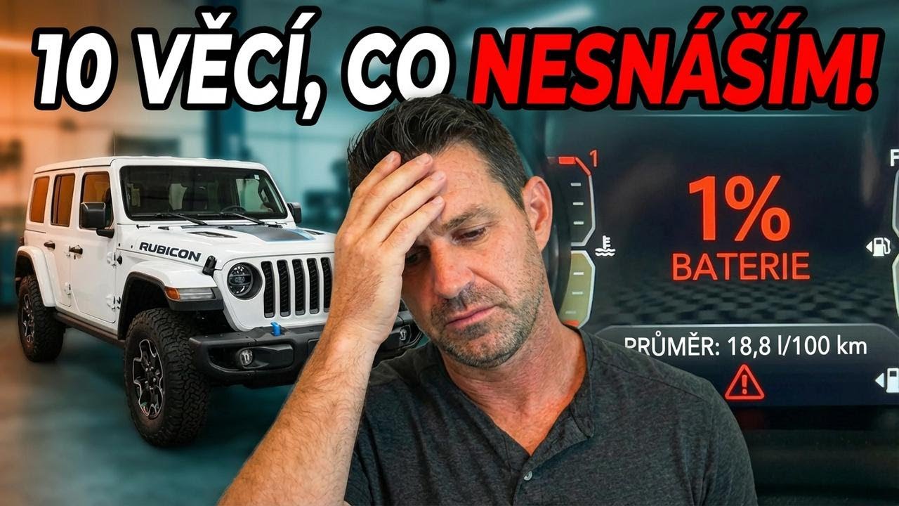 6 měsíců s Jeepem Wrangler 4xe – proč svého nákupu lituju