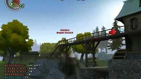 Battlefields Heroes - commando play - Alpine Assault map